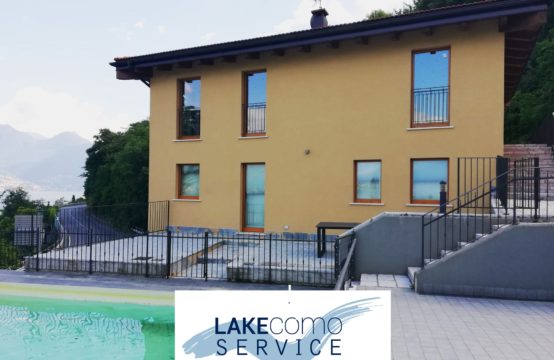 Nuovo appartamento in mansarda, con piscina e vista lago